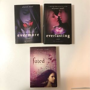 Alyson Noel Lot of 3 Books: Immortals Evermore Everlasting & Soul Seekers Fated